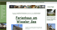 Desktop Screenshot of ferienwohnung-niederrhein.com